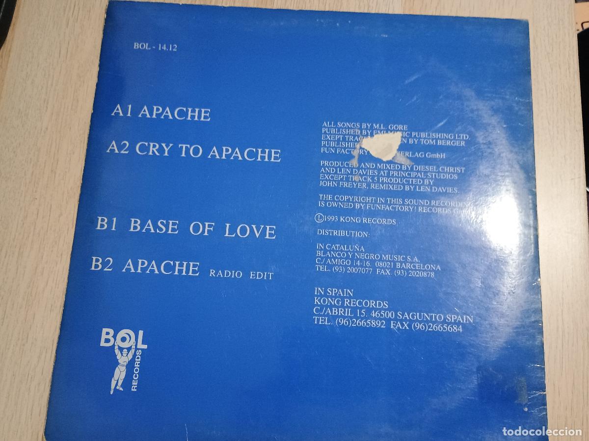 Discos de vinilo: General Base &ndash; Apache Spain 1993 Electronic Trance - Foto 4