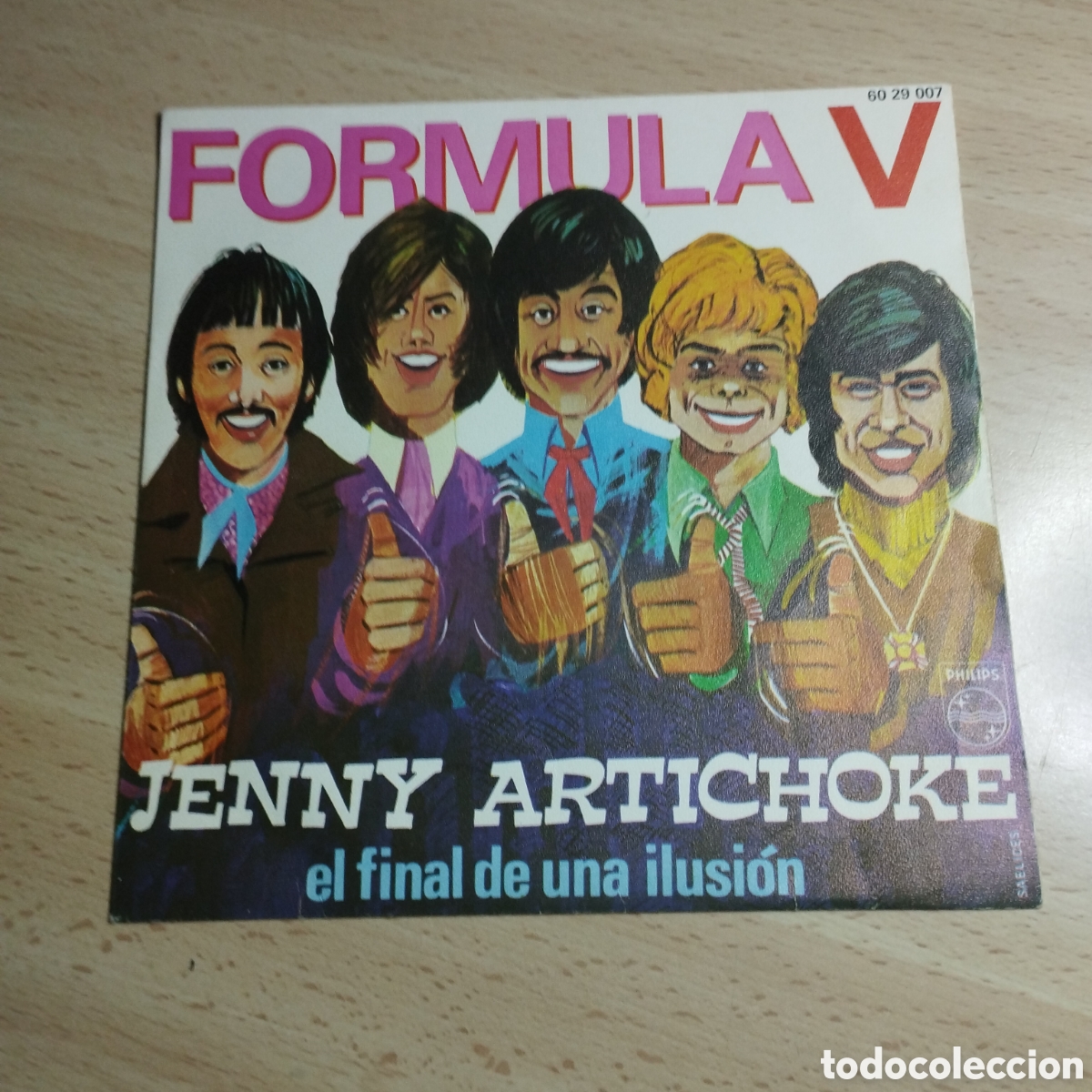 Discos de vinilo: Single 7&rdquo; Formula V. 1970. Jenny Antichoque + el final de una ilusi&oacute;n. - Foto 1