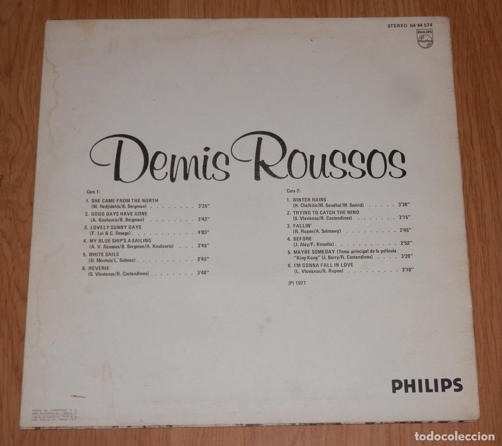 Discos de vinilo: DISCO LP DE VINILO DE DEMIS ROUSSOS - Foto 2