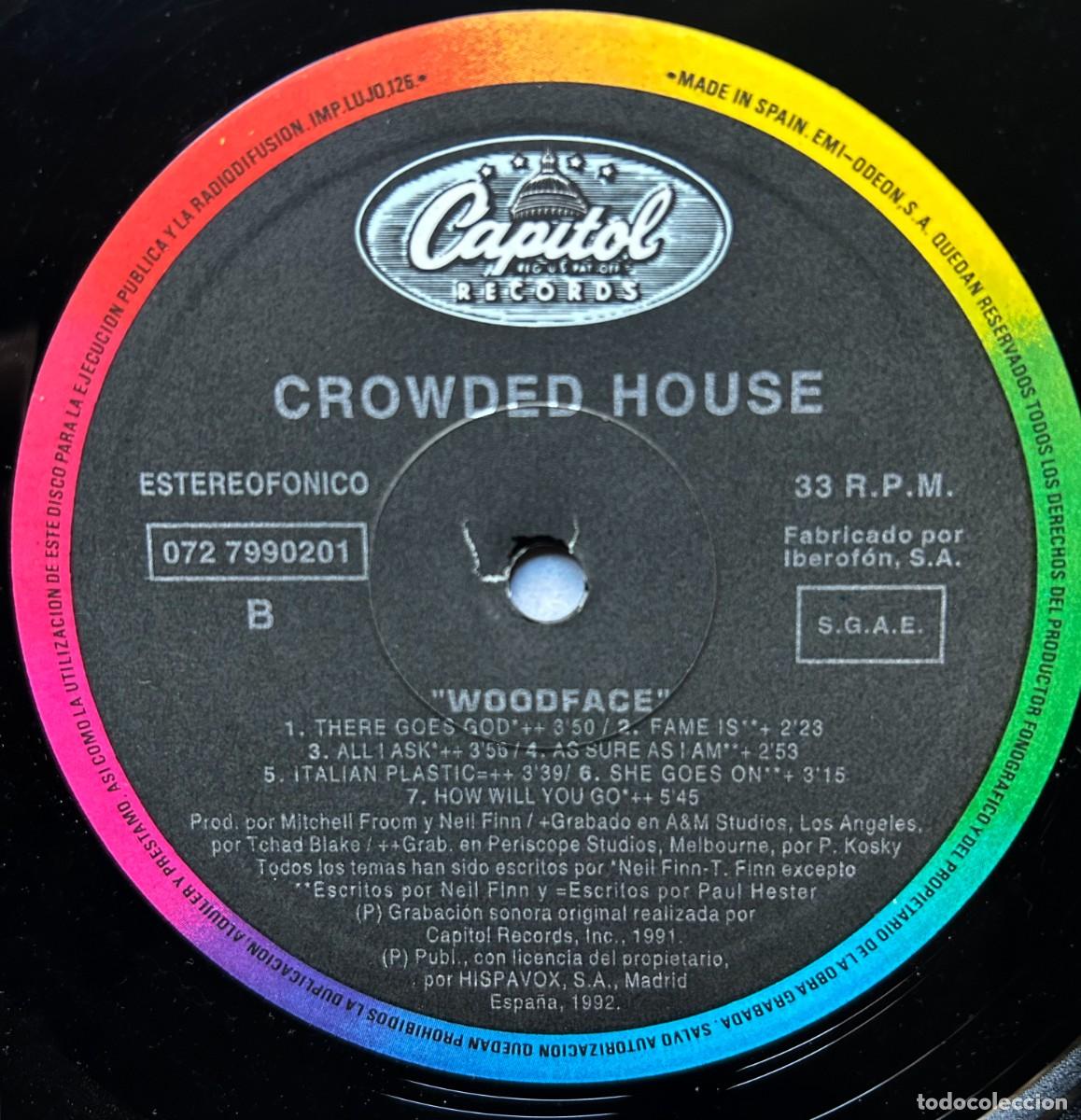 Discos de vinilo: Crowded House - Woodface - LP - Foto 7