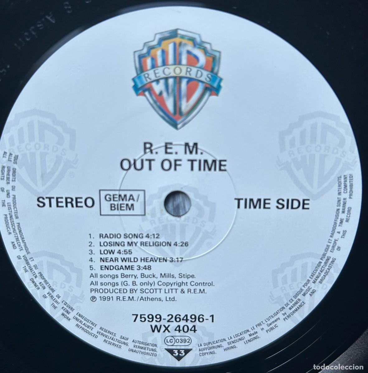 Discos de vinilo: R.E.M - Out Of Time - LP - Foto 8
