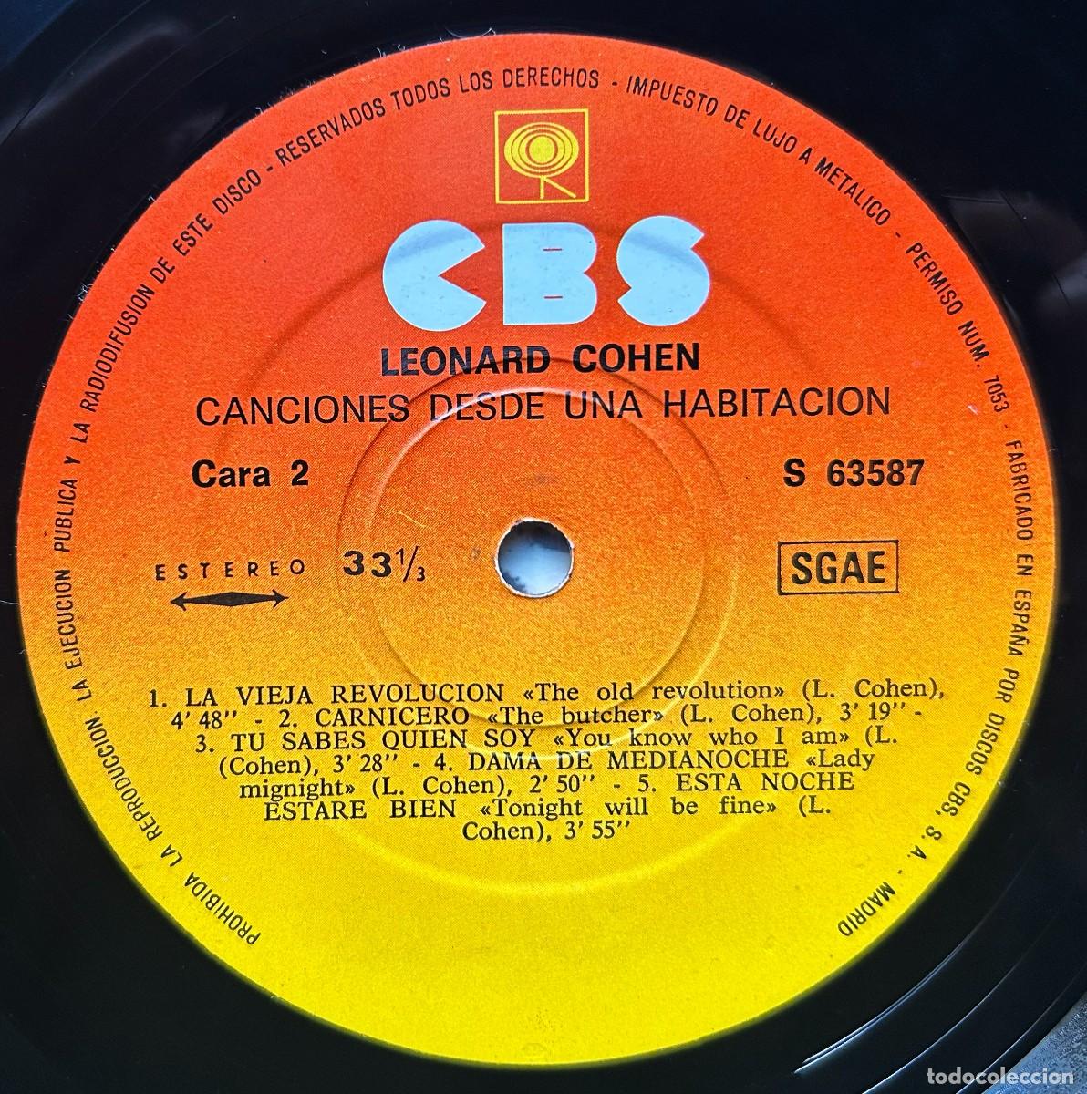 Discos de vinilo: Leonard Cohen - Songs From A Room - LP - Foto 6