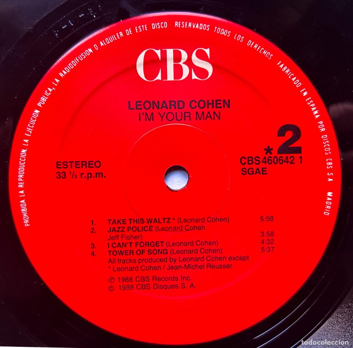 Discos de vinilo: Leonard Cohen - I&acute;m Your Man - LP - Foto 6
