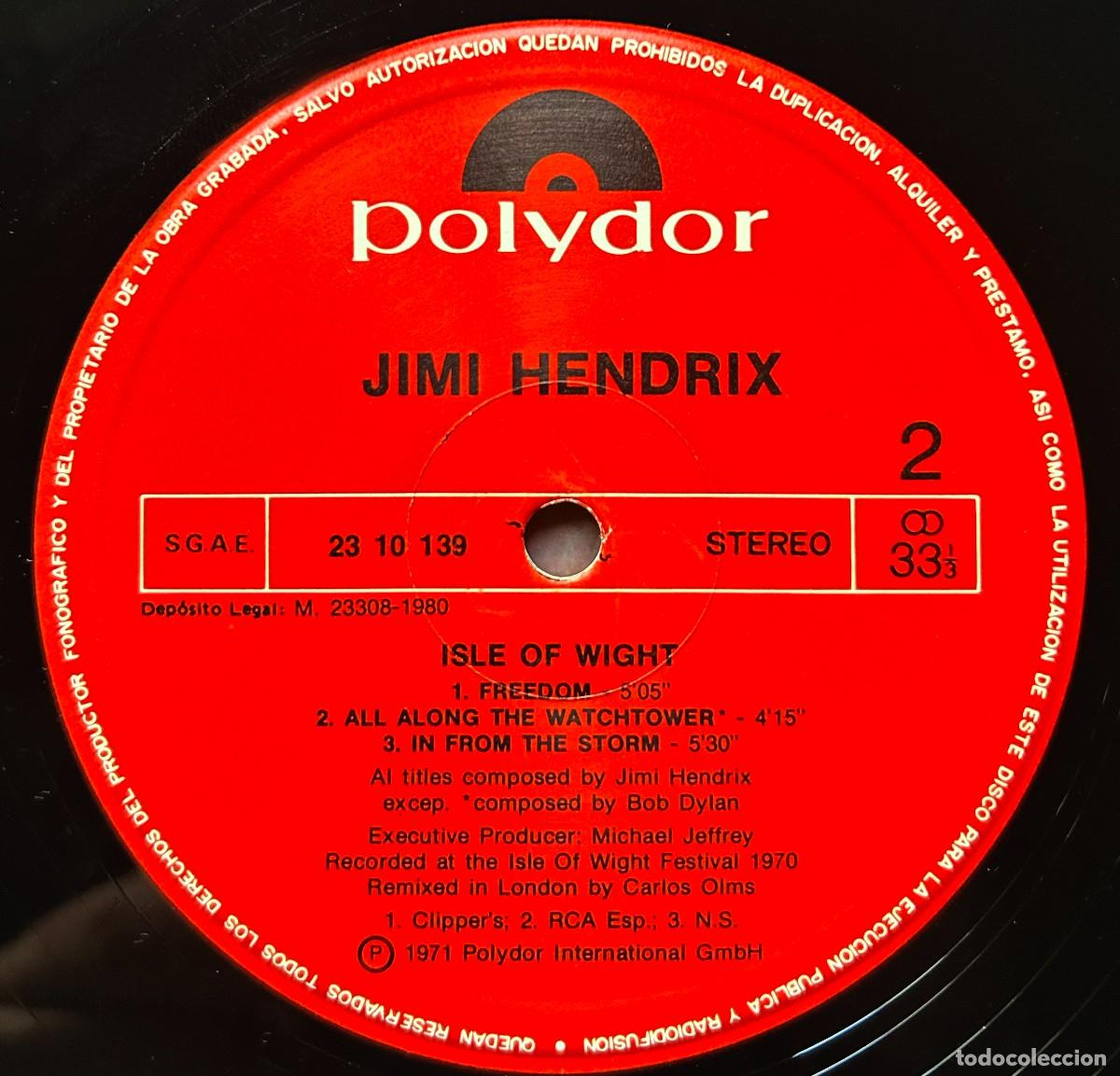 Discos de vinilo: Jimi Hendrix - Isle Of Wright - LP - Foto 6