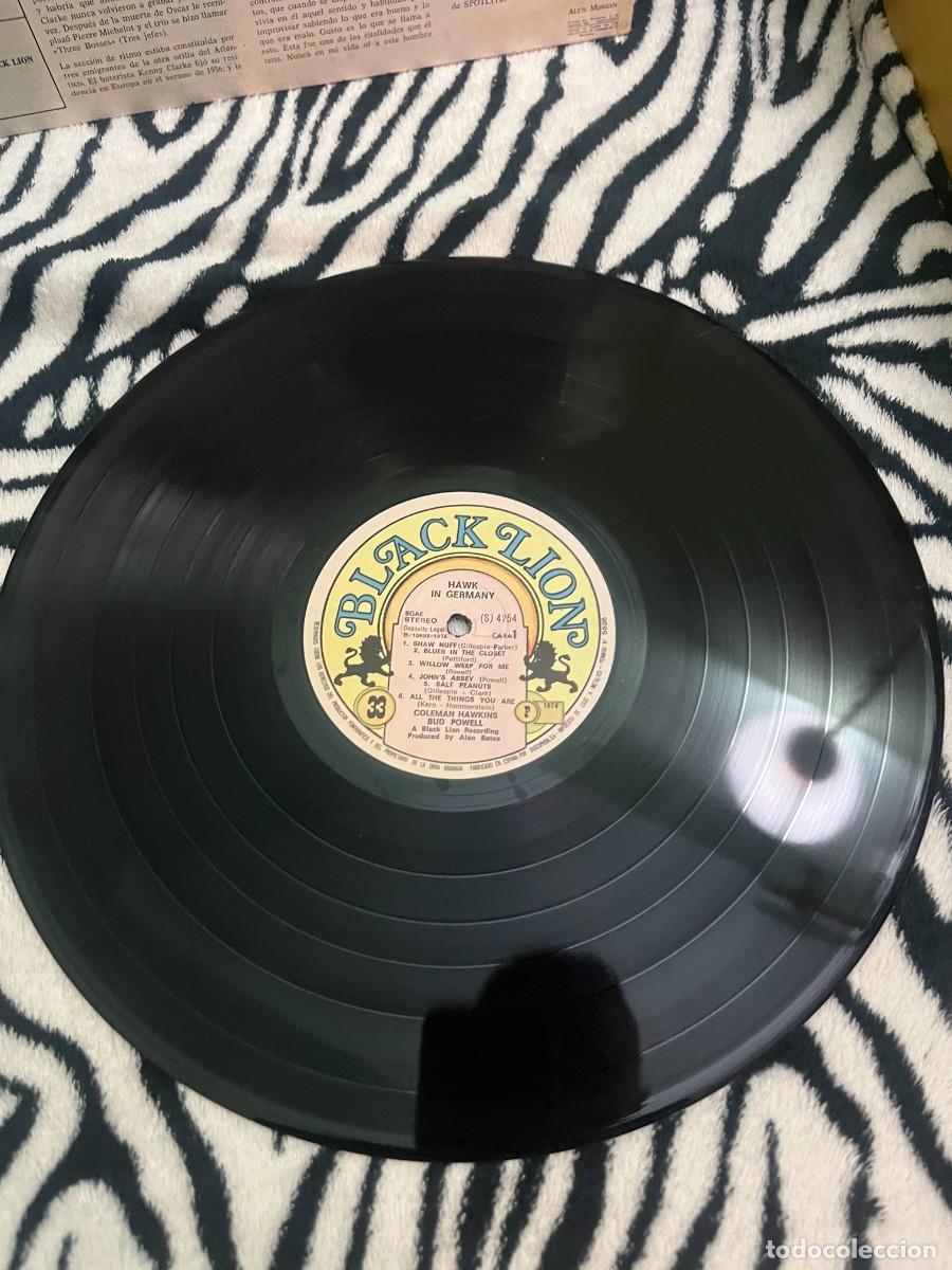 Discos de vinilo: Coleman Hawkins, Bud Powell Hawk In Germany - Foto 3