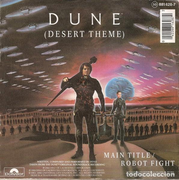 Discos de vinilo: Toto &ndash; Dune (Desert Theme) / Main Title / Robot Fight - Foto 2