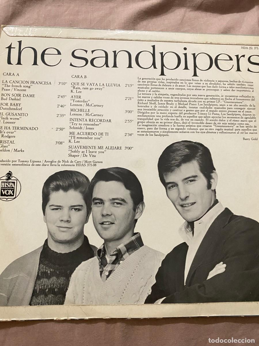 Discos de vinilo: THE SANDPIPERS SELLO HISPAVOX - Foto 2