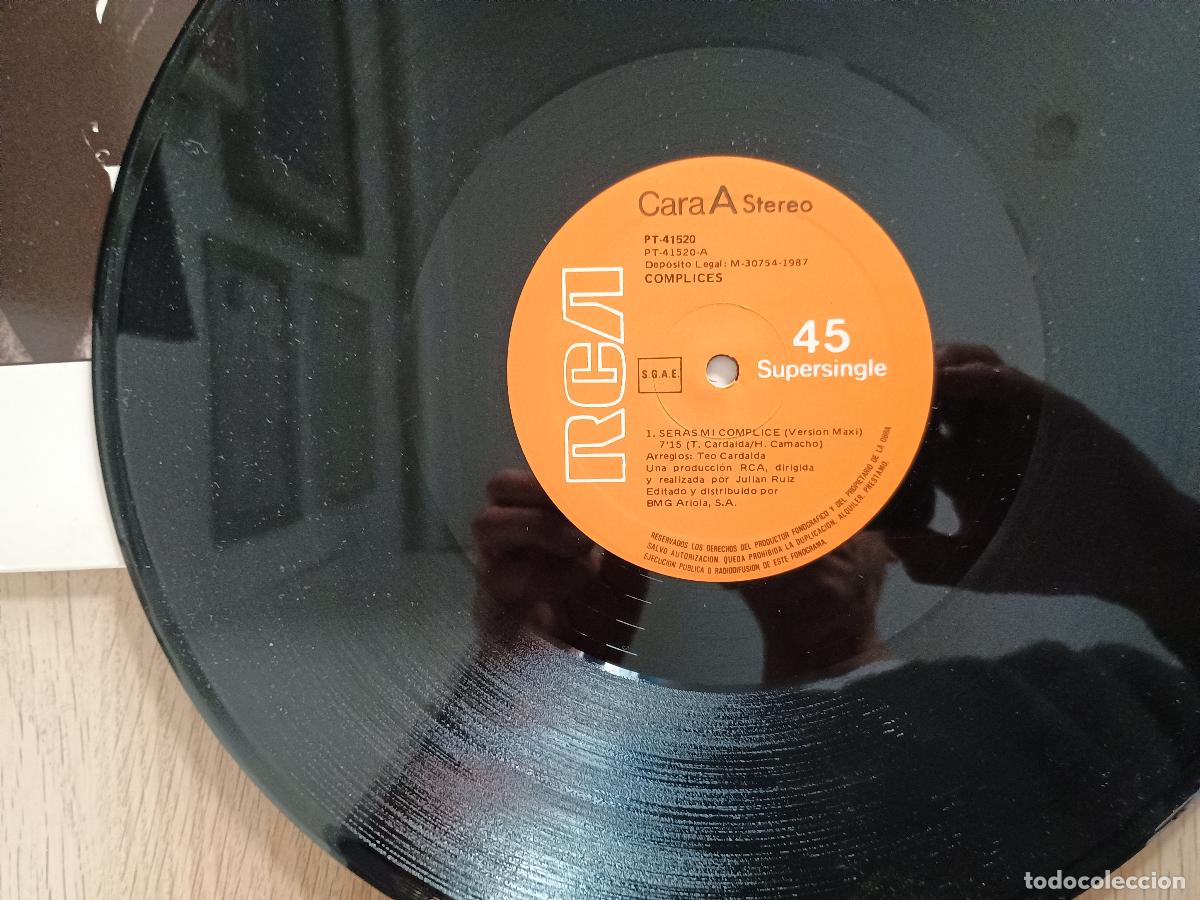 Discos de vinilo: C&oacute;mplices &ndash; Ser&aacute;s Mi C&oacute;mplice 1987 - Foto 2