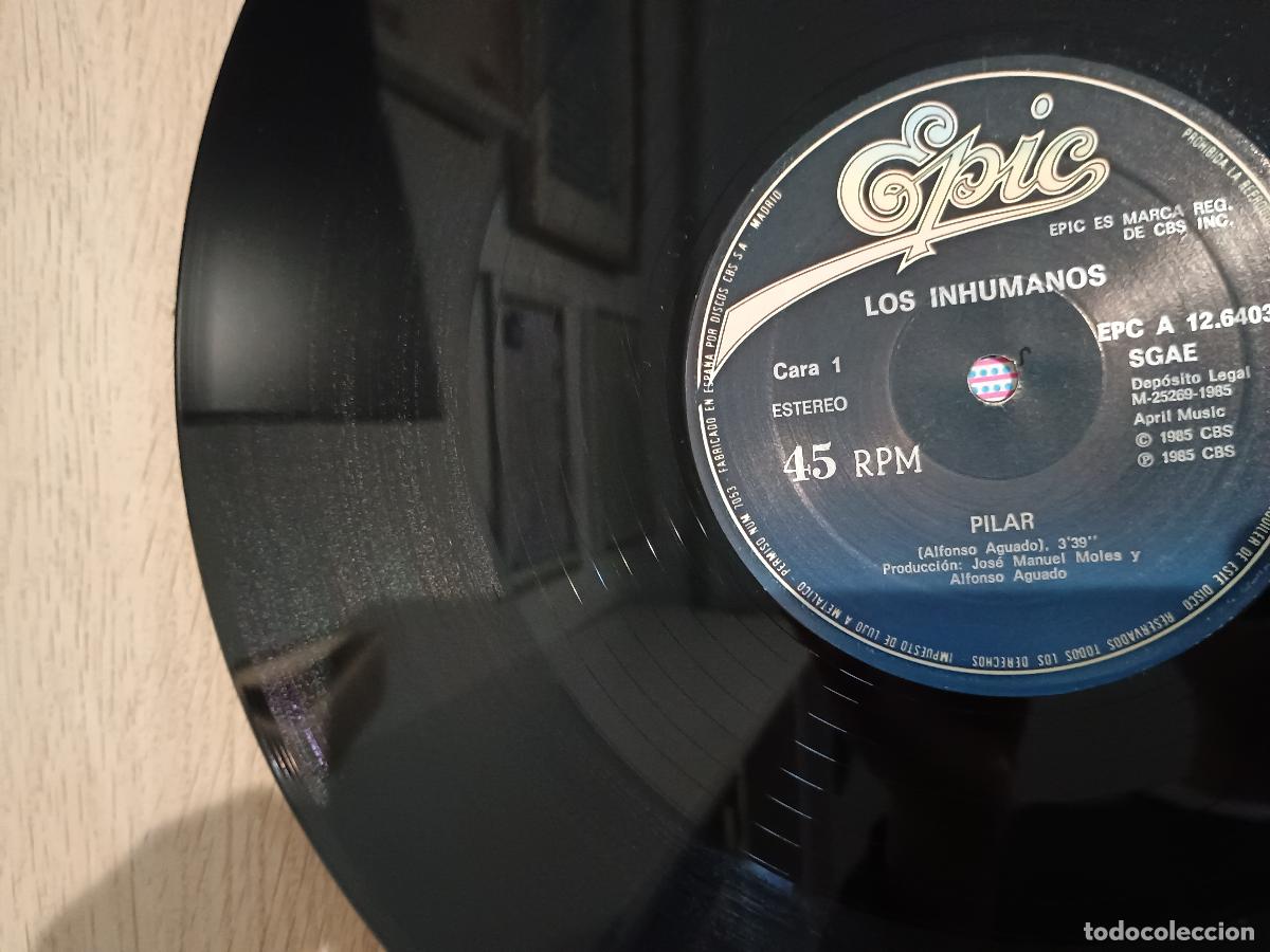 Discos de vinilo: Los Inhumanos &lrm;&ndash; Pilar 1985 - Foto 5
