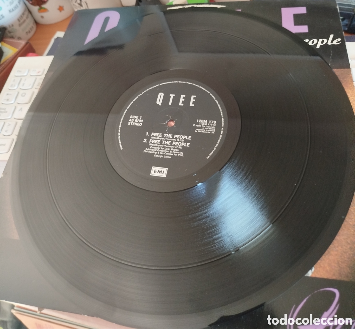 Discos de vinilo: Q-Tee&nbsp;&ndash;&nbsp;Free The People - Foto 4