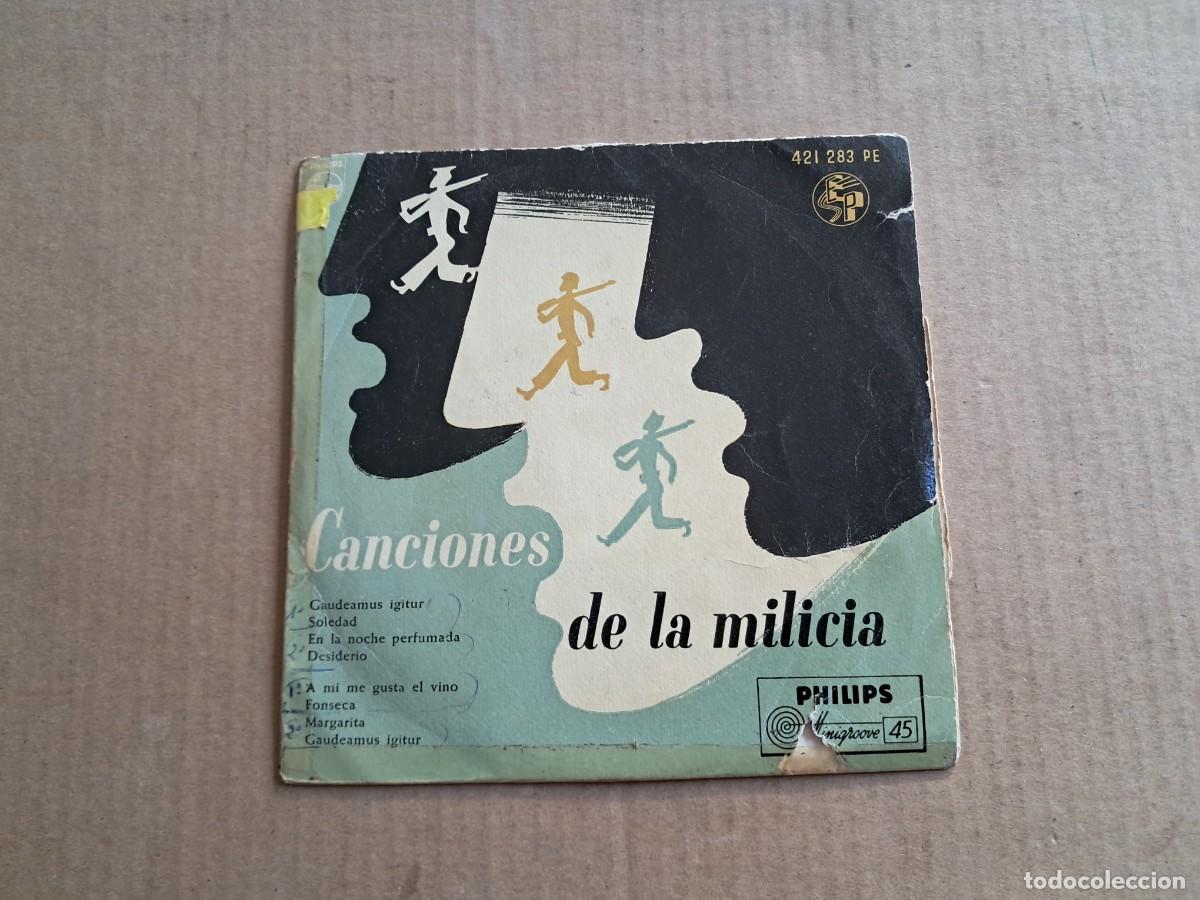 Discos de vinilo: CANCIONES DE LA MILICIA EP - Foto 1