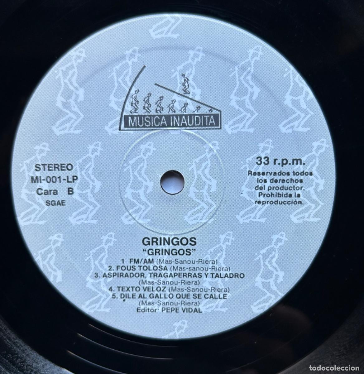 Discos de vinilo: Gringos - Gringos - LP - Foto 8