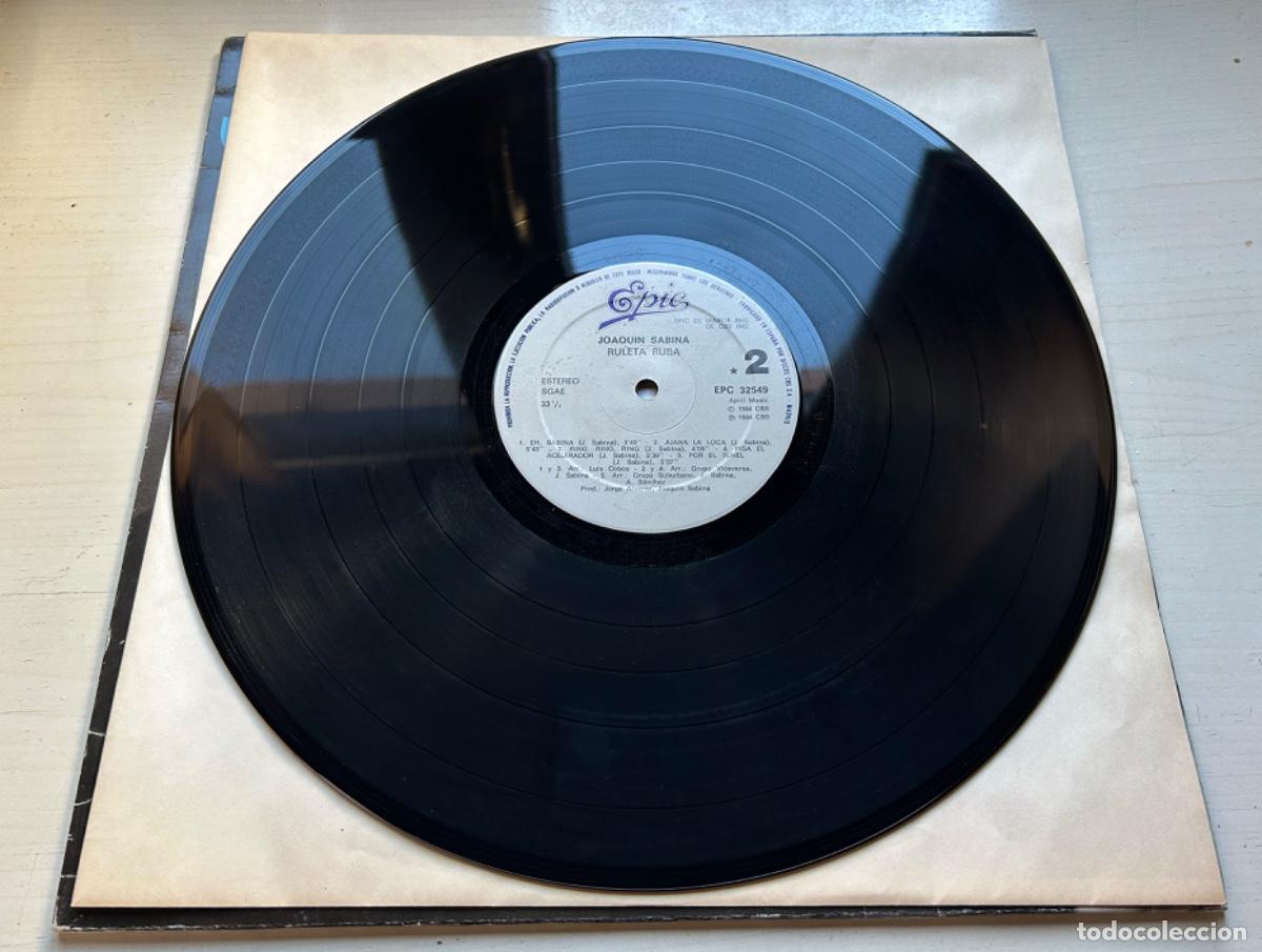Discos de vinilo: Joaqu&iacute;n Sabina - Ruleta Rusa - LP - Foto 6