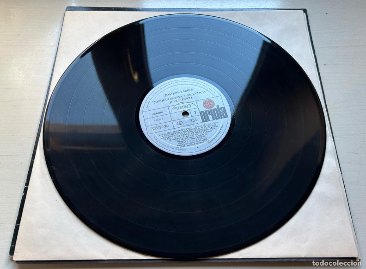 Discos de vinilo: Joaqu&iacute;n Sabina y Viceversa - Juez Y Parte - LP - Foto 5