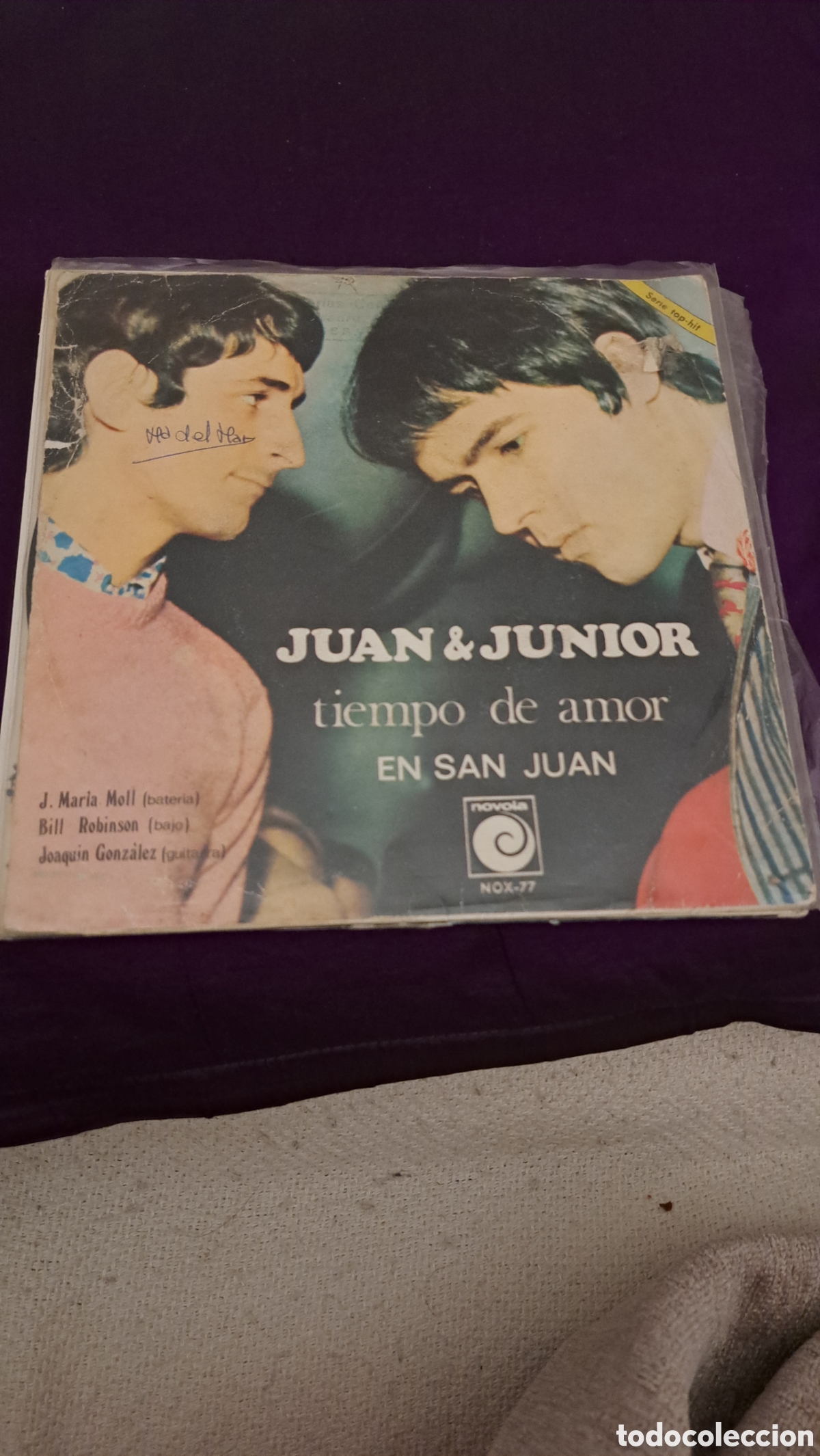 Discos de vinilo: Juan & Junior tiempo de amor - Foto 1