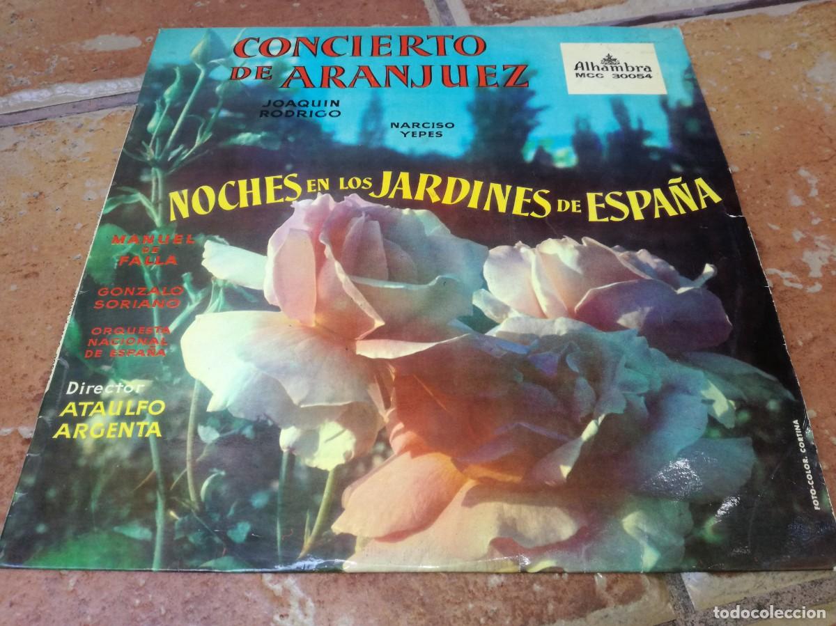 Disques de vinyle: NOCHES EN LOS JARDINES DE ESPA&Ntilde;A-CONCIERTO DE ARANJUEZ-ORIGINAL 1962