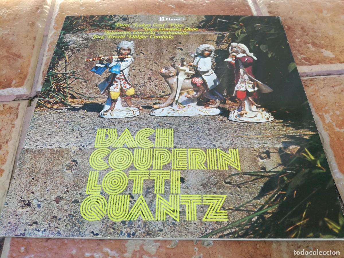 Discos de vinilo: BACH COUPERIN LOTTI QUANTZ-GATEFOLD-VINILO EN EXCELENTE ESTADO - Foto 1