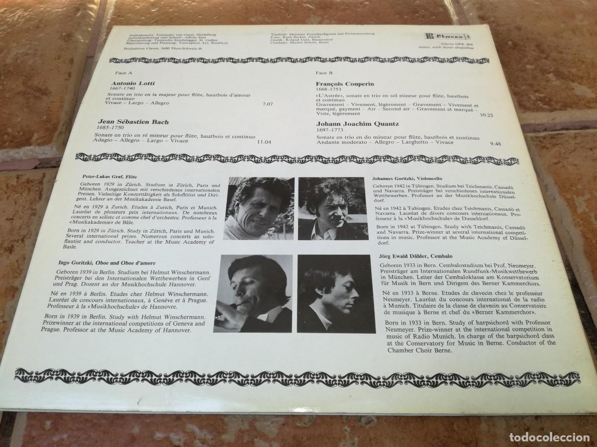 Discos de vinilo: BACH COUPERIN LOTTI QUANTZ-GATEFOLD-VINILO EN EXCELENTE ESTADO - Foto 2