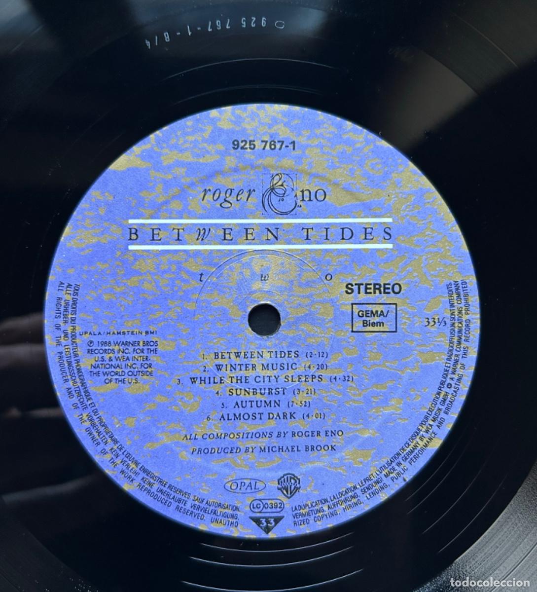 Discos de vinilo: Roger Eno - Between Tides - LP - Foto 7