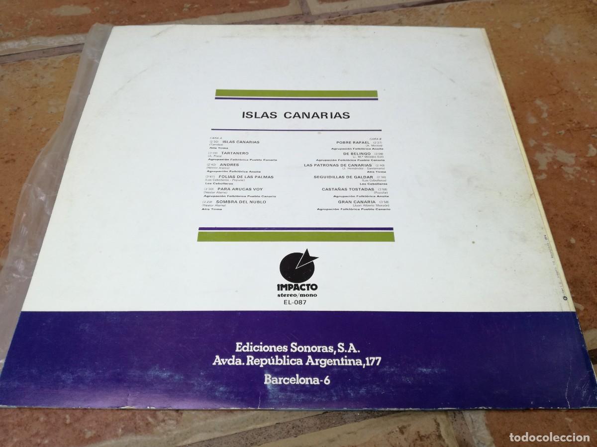 Discos de vinilo: ISLAS CANARIAS-ORIGINAL 1974 - Foto 2