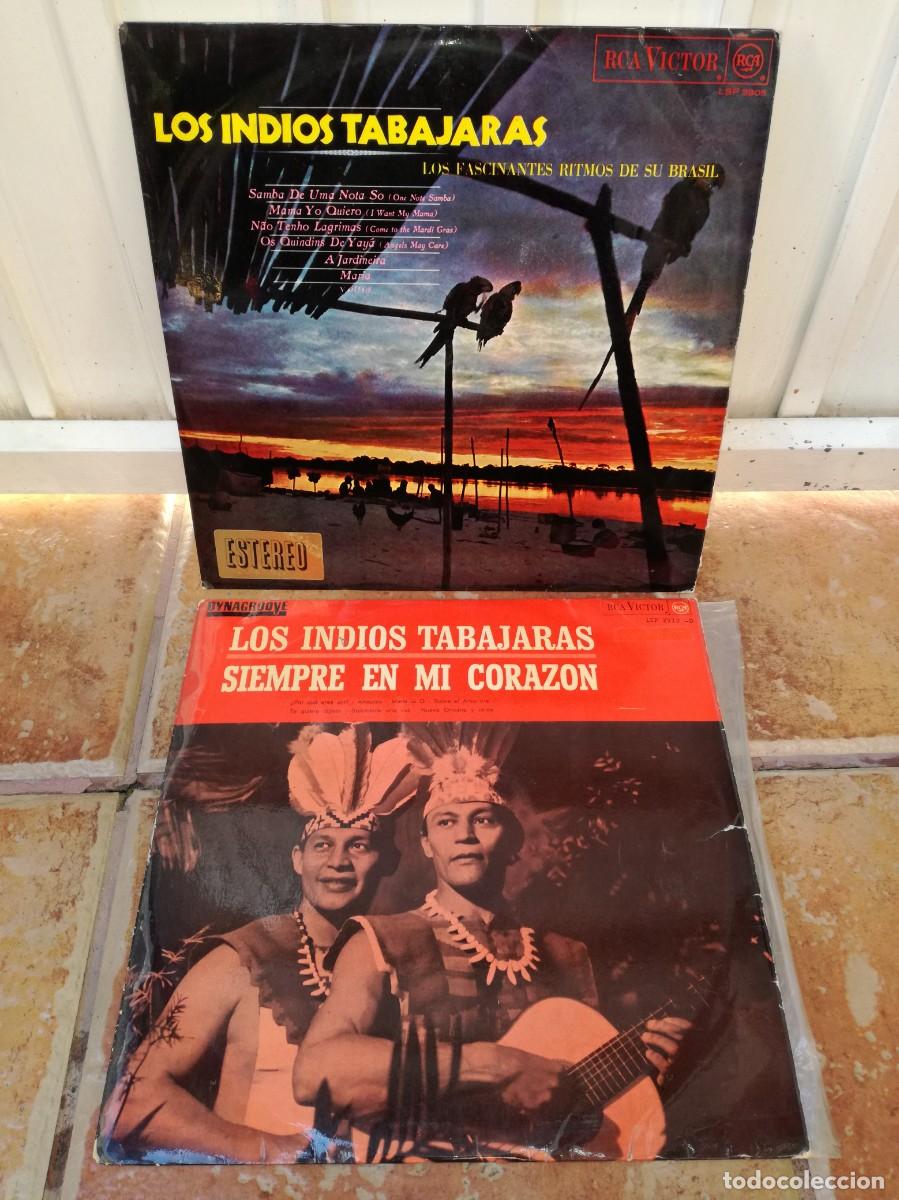 Discos de vinilo: LOTE DE 2 LPs ORIGINALES DE LOS INDIAS TABAJARAS - Foto 1