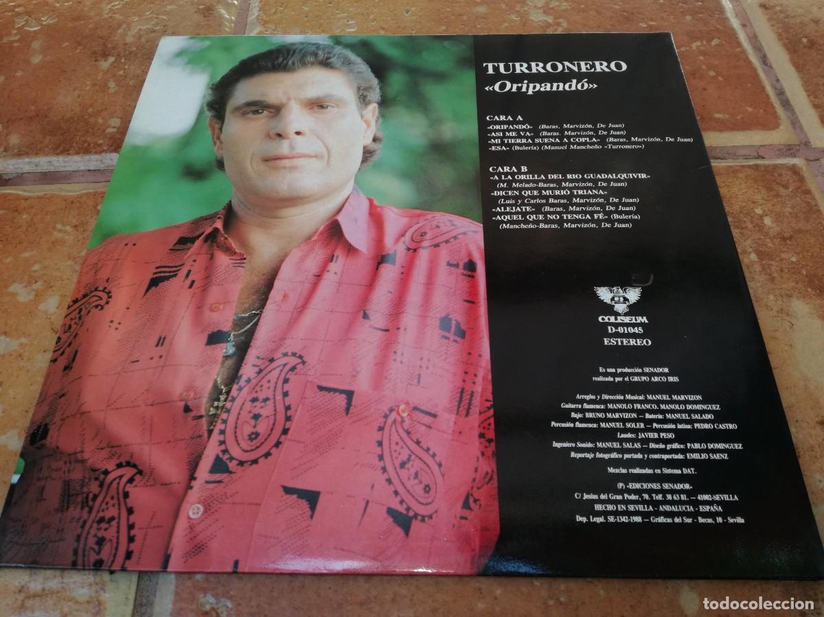 Discos de vinilo: TURRONERO-ORIPANDO-GATEFOLD-ORIGINAL 1988 - Foto 2