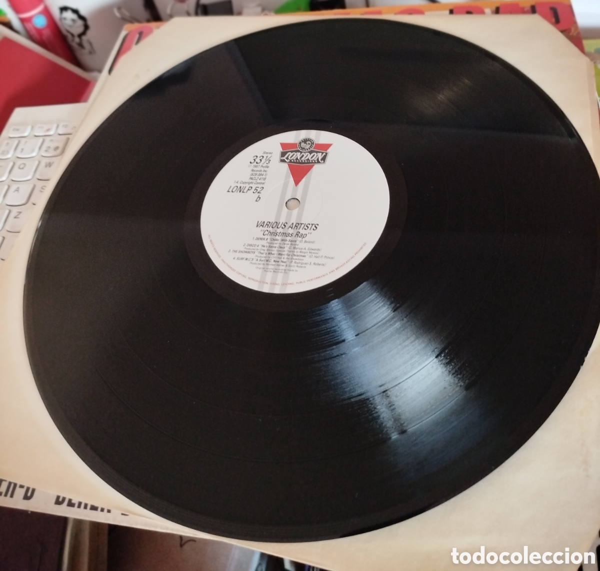 Discos de vinilo: Christmas Rap. VV.AA. Run D.M.C./ Sweet tee/ Spyder-D... - Foto 3