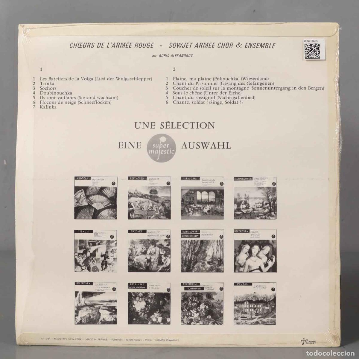 Discos de vinilo: LP. Ch&oelig;ur De L&acute;Arm&eacute;e Rouge &ndash; Ch&oelig;ur De L&acute;Arm&eacute;e Rouge - Foto 2