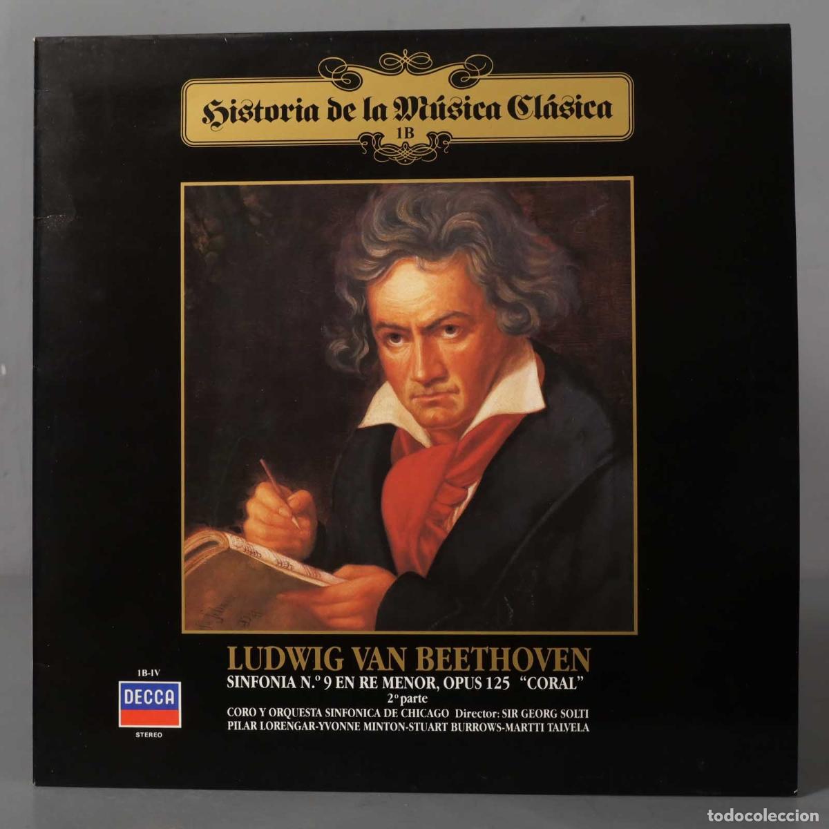 Discos de vinilo: LP. BEETHOVEN SINFONIA 9 SOLTI - Foto 1