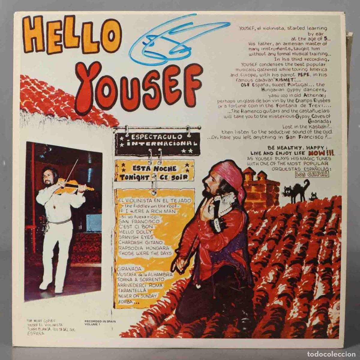 Discos de vinilo: LP. Yousef &ndash; Hello Yousef - Foto 1