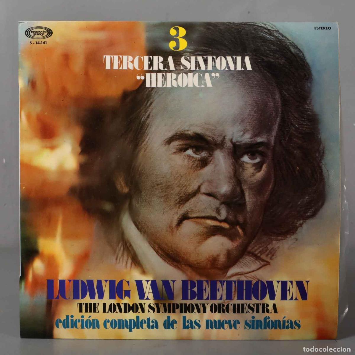 Discos de vinilo: LP. SINFONIA 3 BEETHOVEN KRIPS - Foto 1