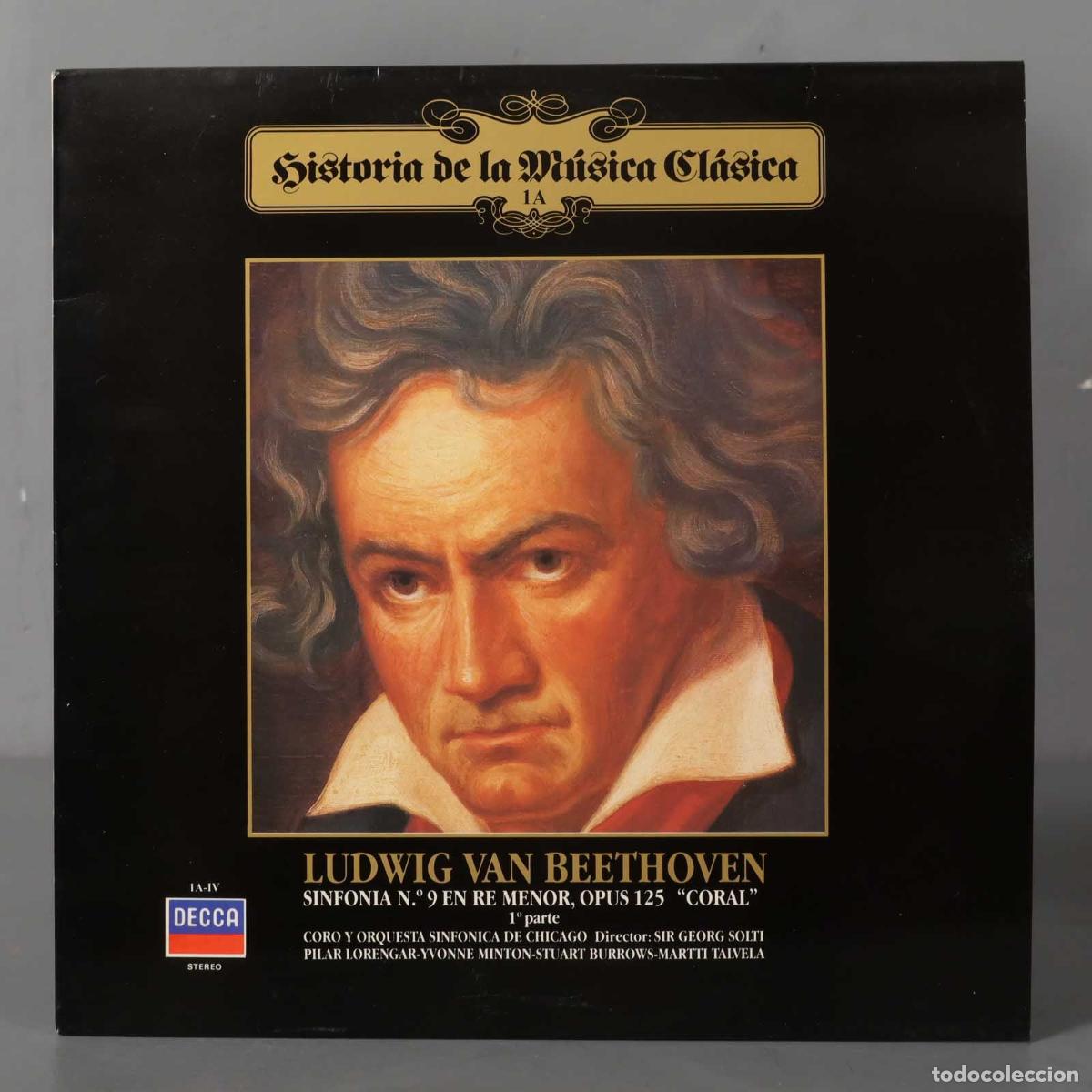 Discos de vinilo: LP. BEETHOVEN SINFONIA 9 SOLTI - Foto 1