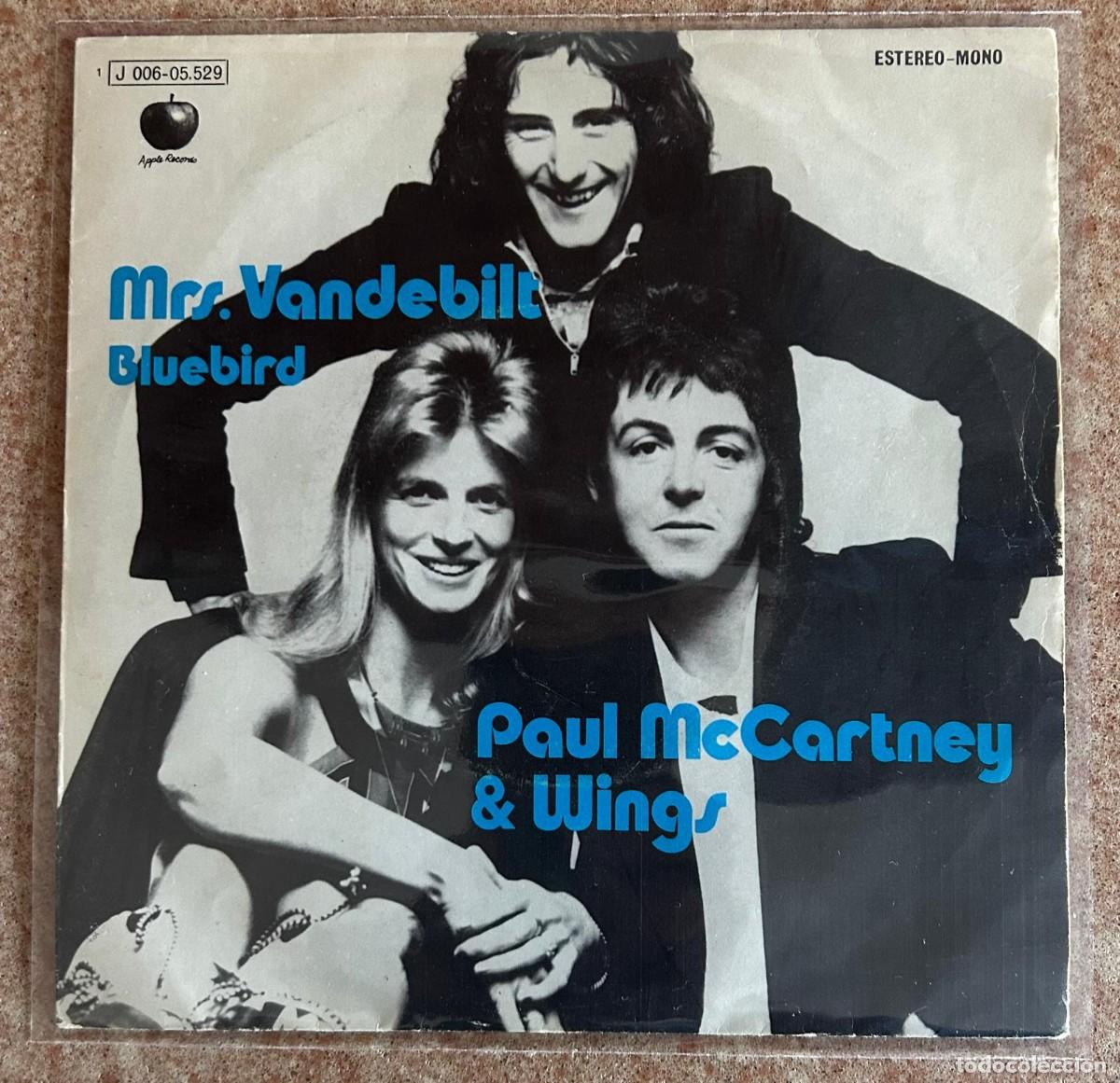 Discos de vinilo: PAUL MCCARTNEY & WINGS - MRS VANDEBILT - Foto 1
