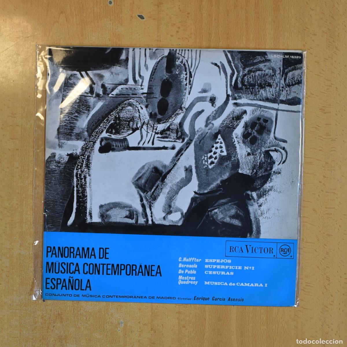 Disques de vinyle: CONJUNTO DE MUSICA CONTEMPORANEA DE MADRID - PANORAMA DE MUSICA CONTEMPORANEA ESPA&Ntilde;OLA - CD