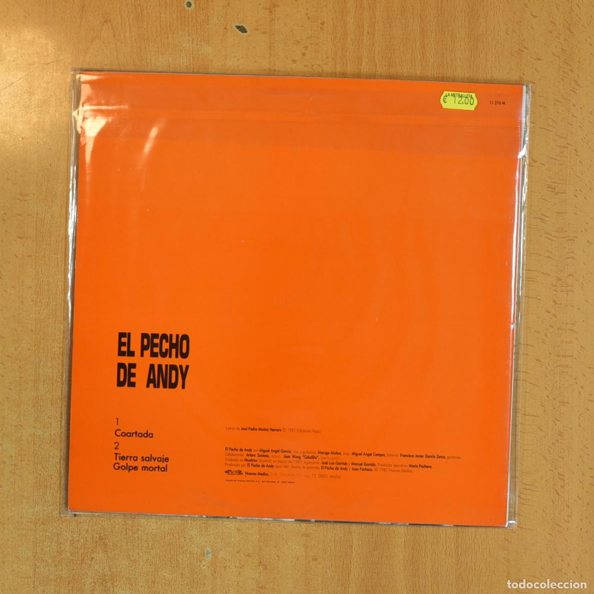 Discos de vinilo: EL PECHO DE ANDY &ndash; COARTADA - L - Foto 2