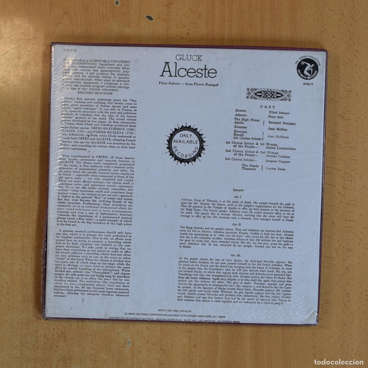 Discos de vinilo: GLUCK - ALCESTE - BOX 3 LP - Foto 2