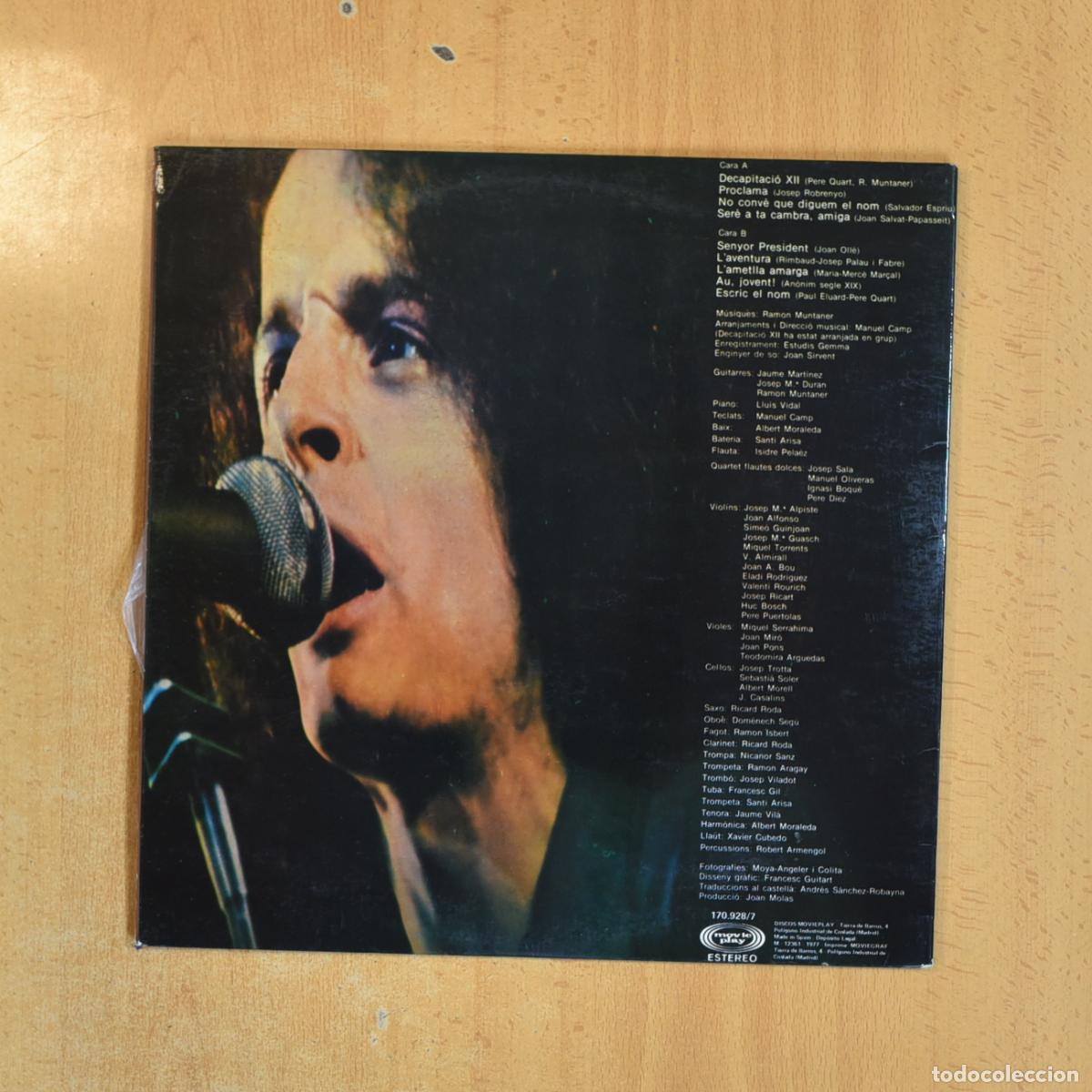 Discos de vinilo: RAMON MUNTANER - CRONIQUES - GATEFOLD LP - Foto 2