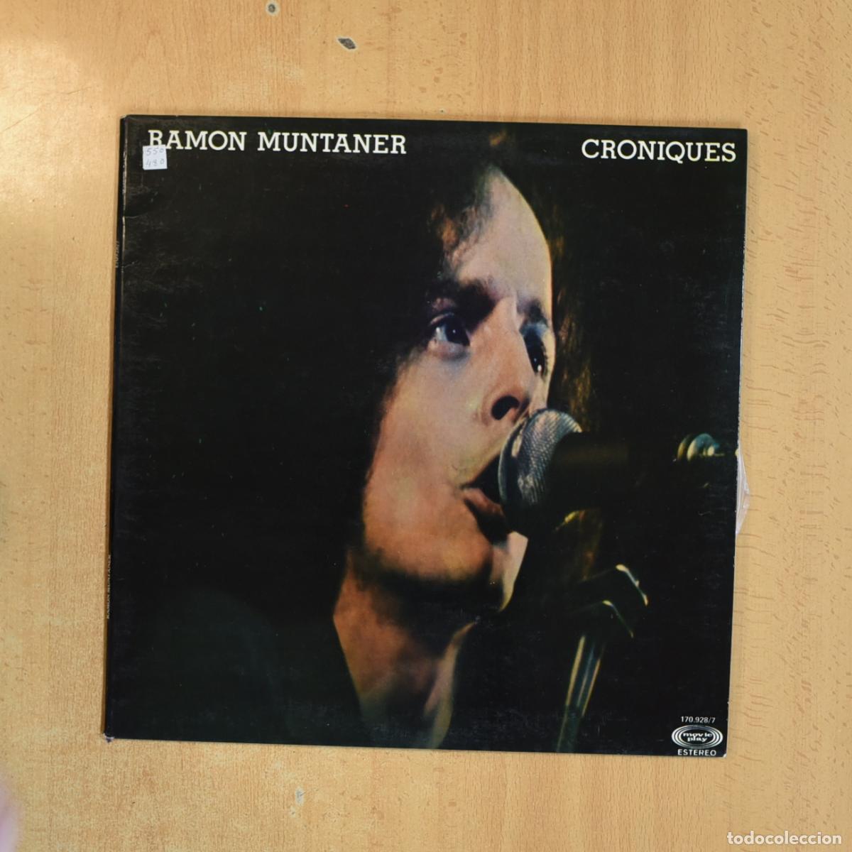 Discos de vinilo: RAMON MUNTANER - CRONIQUES - GATEFOLD LP - Foto 1