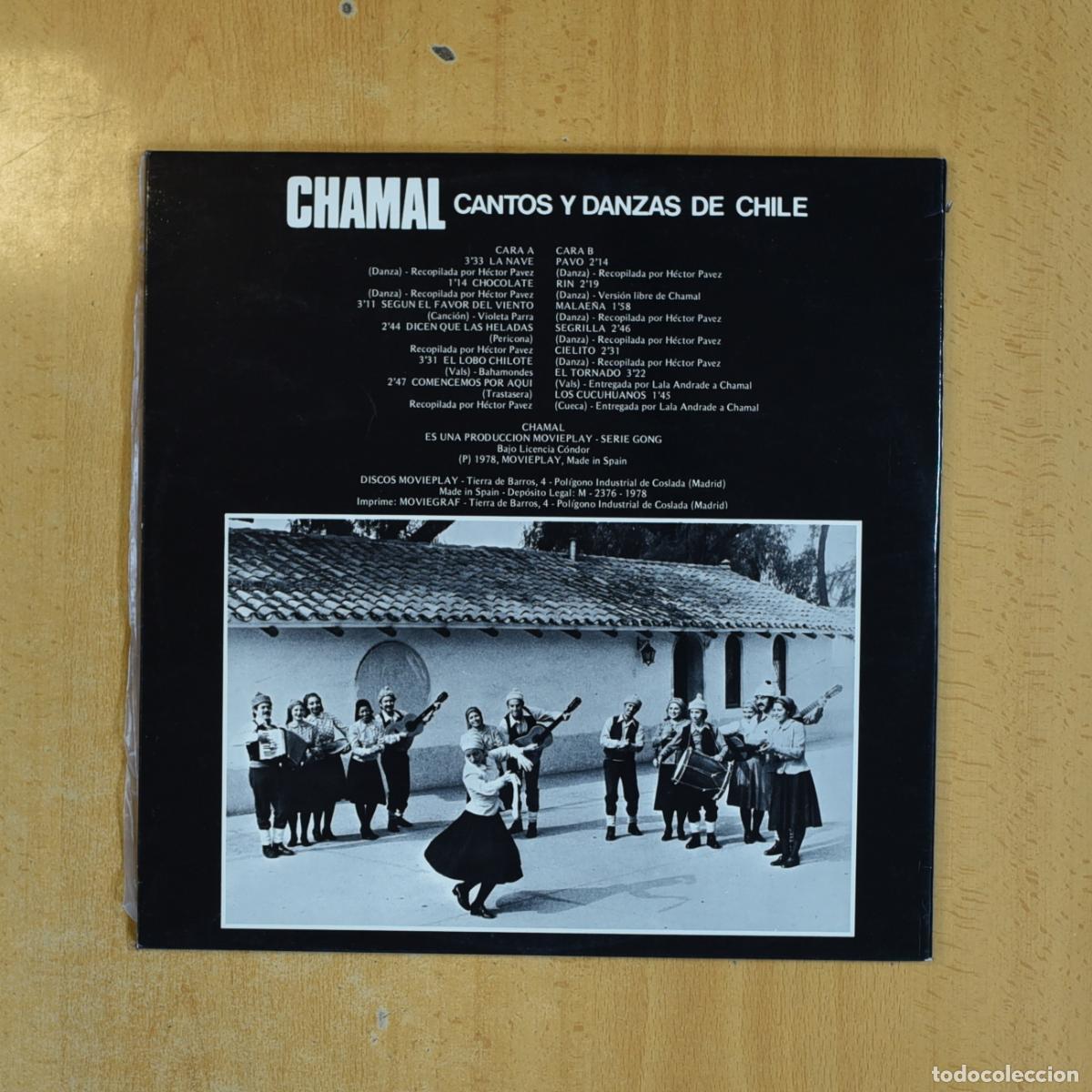 Discos de vinilo: CHAMAL - CANTOS Y DANZAS DE CHILE - GATEFOLD LP - Foto 2