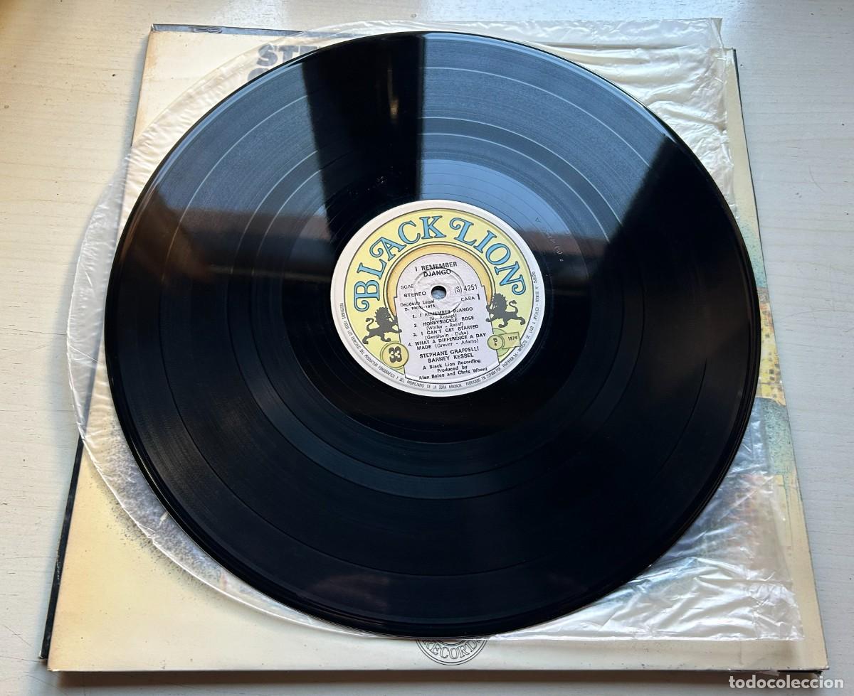 Discos de vinilo: St&eacute;phane Grappelli / Barney Kessel - I Remember Django - LP - Foto 4