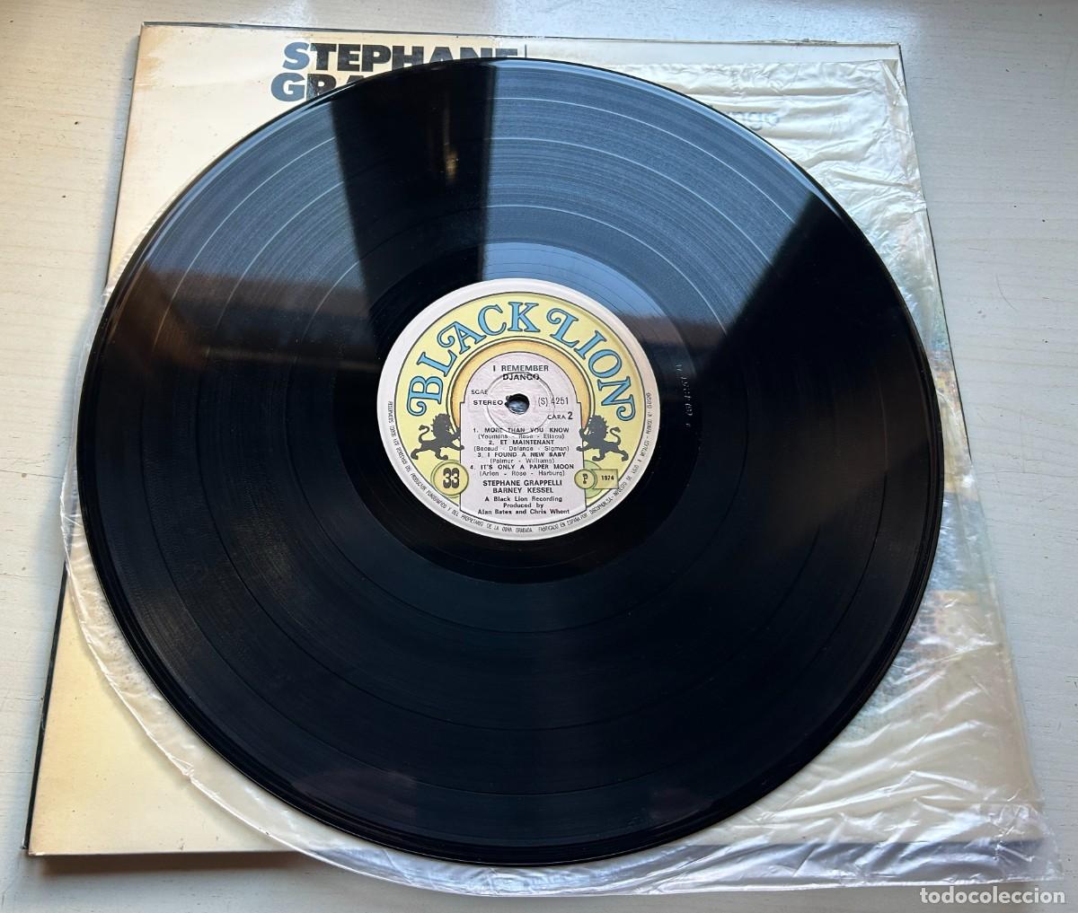Discos de vinilo: St&eacute;phane Grappelli / Barney Kessel - I Remember Django - LP - Foto 5