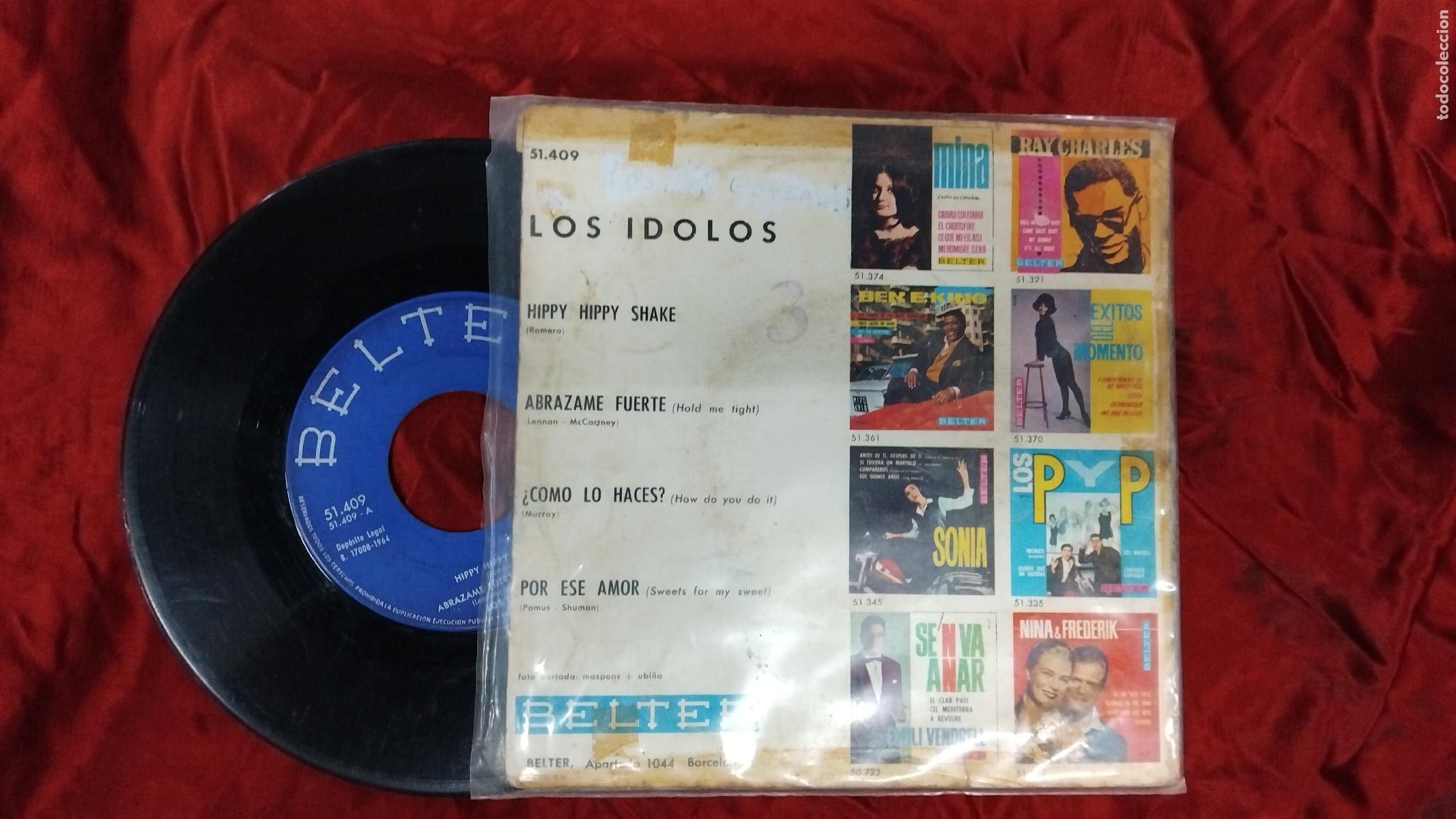 Discos de vinilo: LOS IDOLOS - COMO LO HACES + 3 - EP BELTER - Foto 2