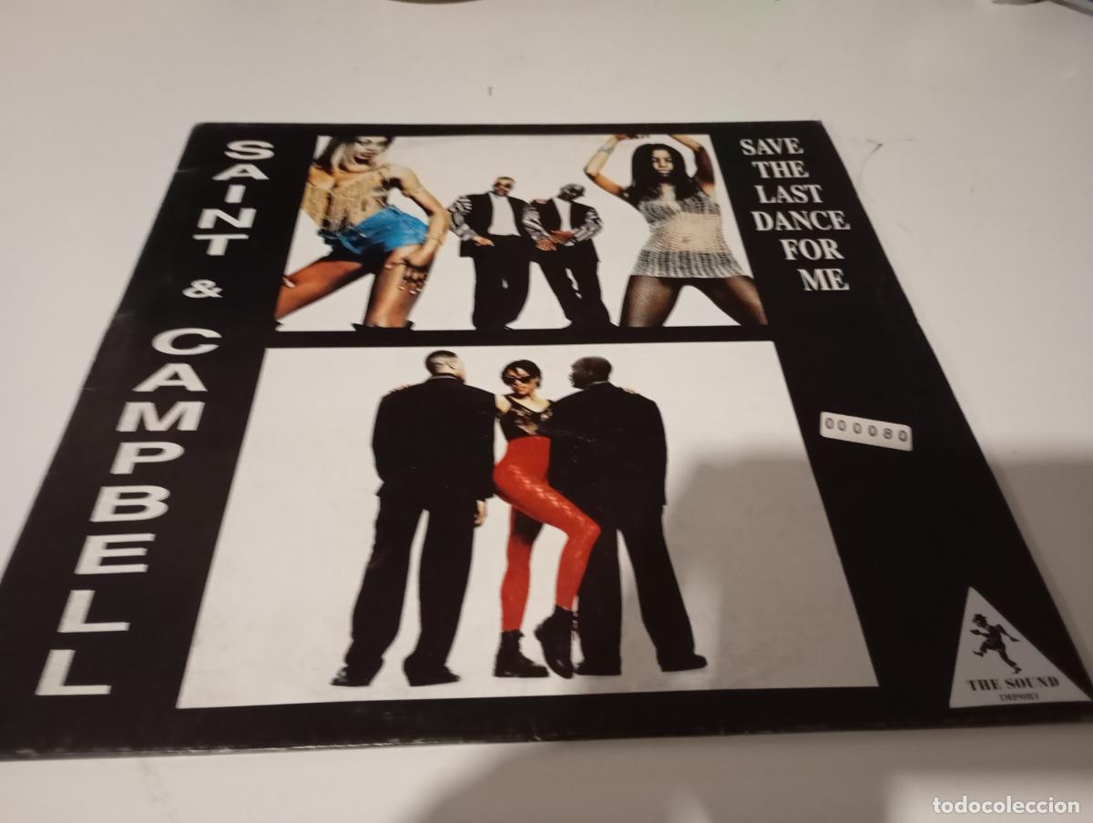 Discos de vinilo: Saint & campbell-save the last dance for me.maxi - Foto 2
