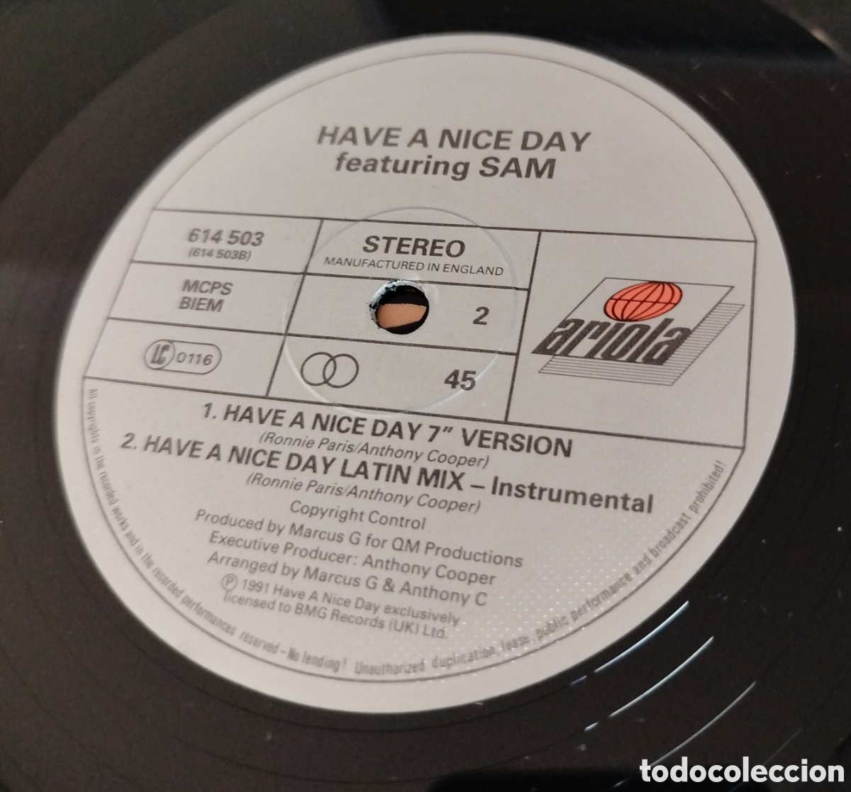 Discos de vinilo: Sam &nbsp;&ndash;&nbsp;Have A Nice Day - Foto 4