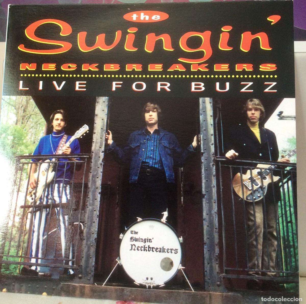 Discos de vinilo: The Swingin Neckbreakers &lrm;&ndash; Live For Buzz //1993. USA vg++/ex - Foto 1