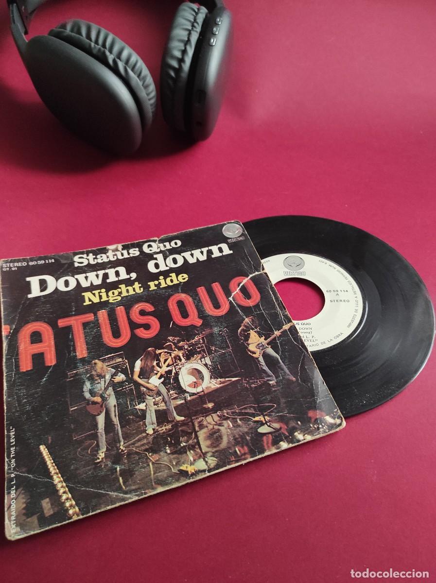 Discos de vinilo: Aula Vinilo STATUS QUO - Down, Down / Night ride - Foto 1