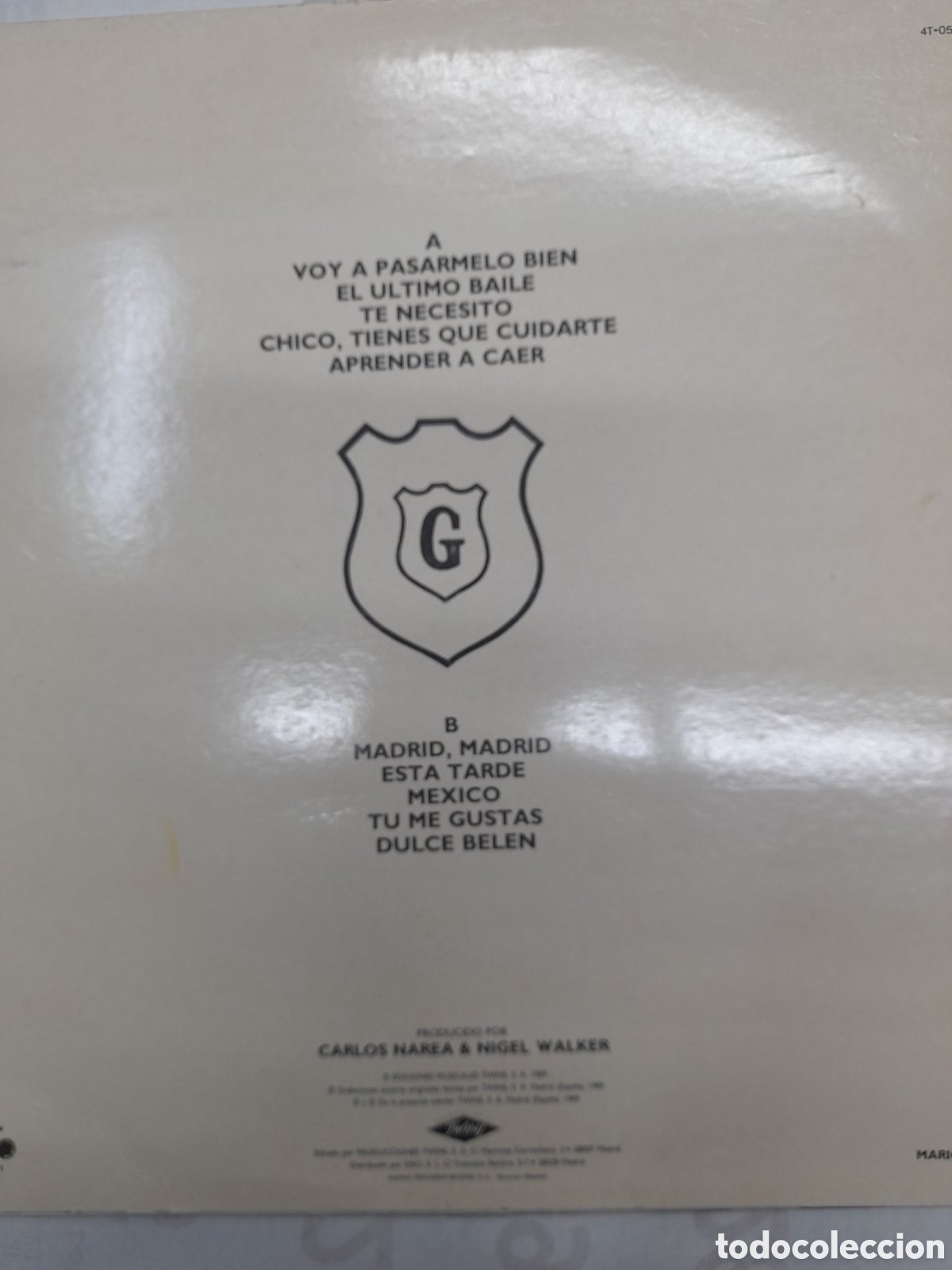 Discos de vinilo: Hombres G. Voy a pas&aacute;rmelo bien. - Foto 2