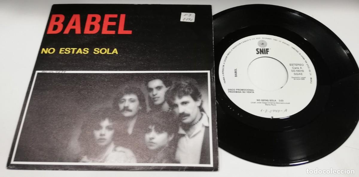 Discos de vinil: SCO18-Babel - No Estas Sola (7&rdquo;, Single, Promo)