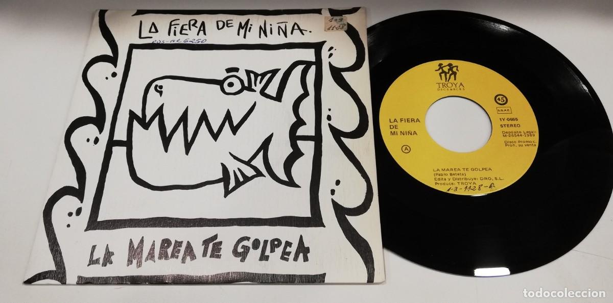 Discos de vinil: SCO18-La Fiera De Mi Ni&ntilde;a - La Marea Te Golpea (7&rdquo;, Promo)