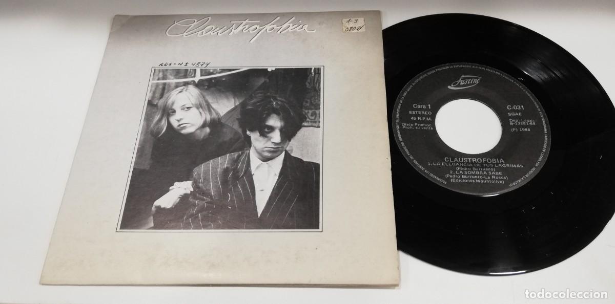 Discos de vinil: SCO18-Claustrofobia - La Elegancia De Tus L&aacute;grimas (7&rdquo;, EP, Promo)